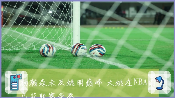 杨瀚森未及姚明巅峰 大姚在NBA前已获联赛荣誉